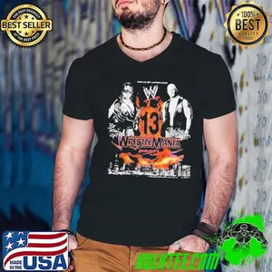 WrestleMania 13 Bret Hart vs. Stone Cold Steve Austin Boxy shirt