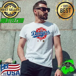 2025 Dodgers Firefighter Appreciation Night Shirt