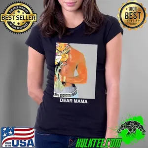 2Pac dear Mama flower shirt