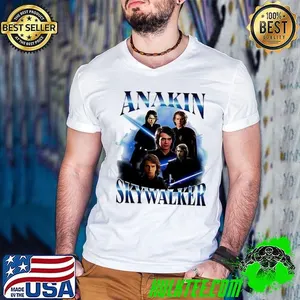 Anakin Skywalker Jedi retro collage shirt