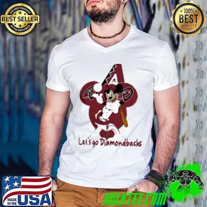 Arizona Diamondbacks Mickey Mouse Love Let’s Go Diamondbacks shirt