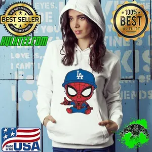 Baby Spiderman Los Angeles Dodgers shirt