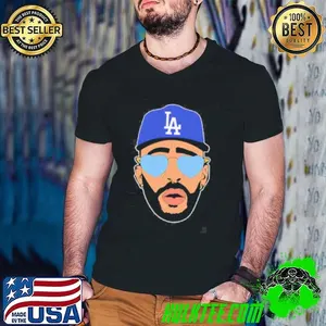 Bad Bunny Dodgers Big Head shirt