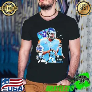 Cam Ward Tennessee Titans Rookie football player shirt