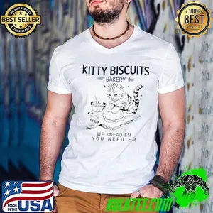 Cat kitty biscuits bakery we knead em you need em shirt