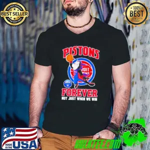 Detroit Pistons Hooper mascot forever not just when we win shirt