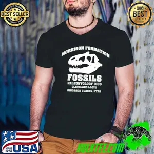 Dinosaur Morrison formation fossils shirt