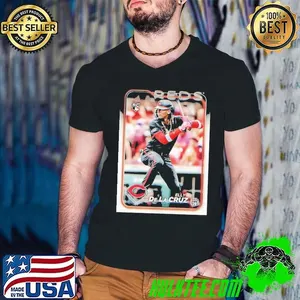 Elly De La Cruz Cincinnati Reds MLB baseball card player shirt