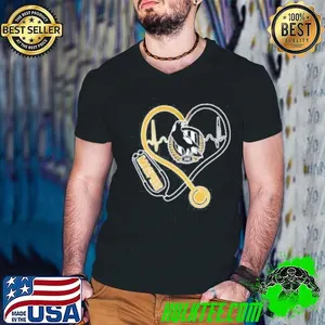 FCB Magpies heart stethoscope shirt