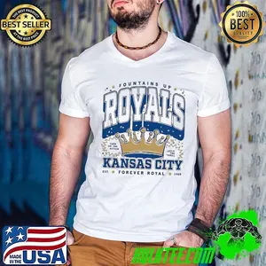 Fountains up Kansas City Royals Forever Royal Max Collegiate shirt