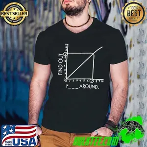 Fuck around and find out math graph graphic shirt