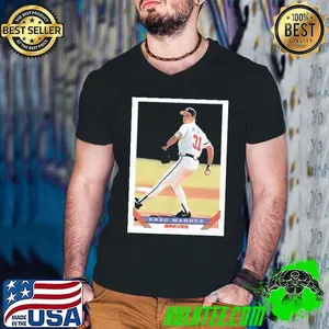 Greg Maddux Atlanta Braves MLB baseball card player shirt