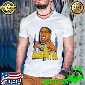 Haliburton Nba Pacers Basketball funny cartoon shirt