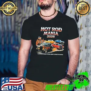 Hot Rod Mania cruise woodward ave classic cars shirt