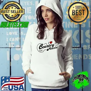 I love country music guitar shirt