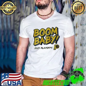 Indiana Pacers 2025 Playoffs Boom Baby Shirt