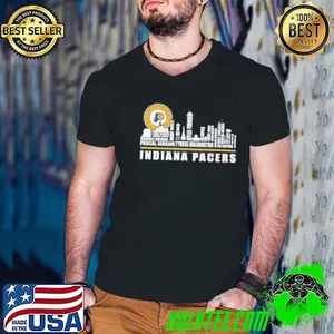 Indiana Pacers Basketball 2025 Skyline Names Shirt
