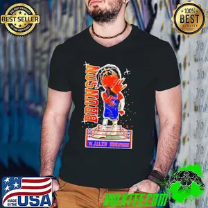 Jalen Brunson x WWE caricature shirt
