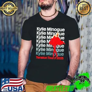 Kylie Minogue Tension Tour 2025 repeat shirt