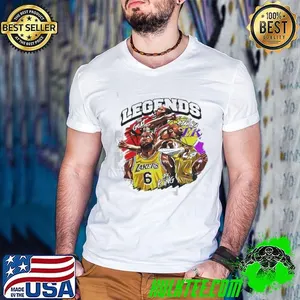 LeBron James Los Angeles Lakers Basketball NBA Legends the goat the mamba shirt