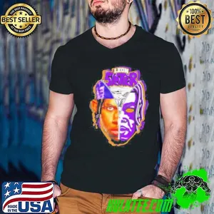 Leon Slater zip up skull shirt
