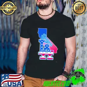 Los Angeles state sports LA Dodgers shirt