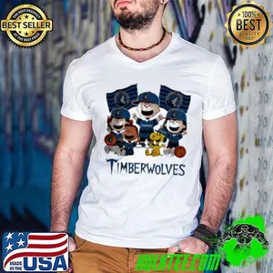 Minnesota Timberwolves Snoopy And Friends funny cartoon shirt