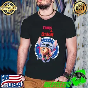 Minnesota Twins x Stitch logo shirt