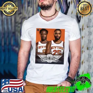 OG Anunoby and Mikal Bridges New York Knicks Wingstop The Wing Experts Poster shirt