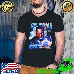 Oklahoma City Thunder NBA basketball Players graphic shirt