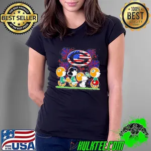 Peanuts fireworks Green Bay Packers 4th of July shirt