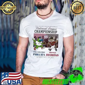 Philadelphia Phillies vs Arizona Diamondbacks National League 2025 Major league baseball shirt