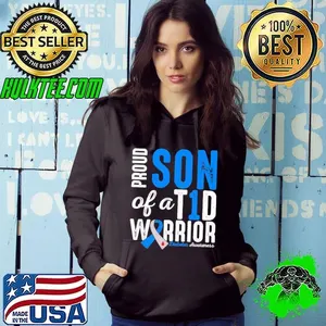 Proud Son Of A T1D Warrior Type 1 Diabetes T-Shirt