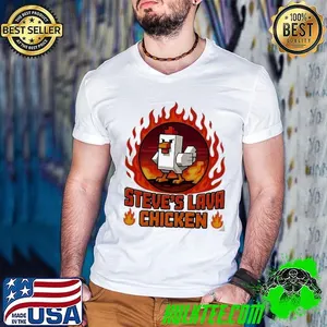Steve’s Lava Chicken Internet phenomenon cartoon shirt