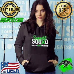 Support Squad Mental Health Awareness Ribbon Shirt
