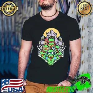 Teenage Mutant Ninja Turtles go ninja chibi shirt