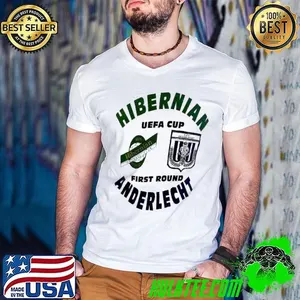 UEFA Cup Hibernian Anderlecht first round shirt
