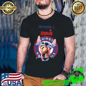 Washington Nationals x Stitch logo shirt