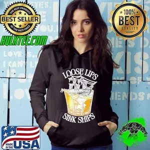 Wine loose lips sink ships shirt