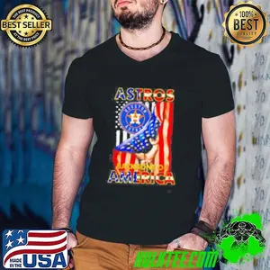 Astros backbone of America flag shirt