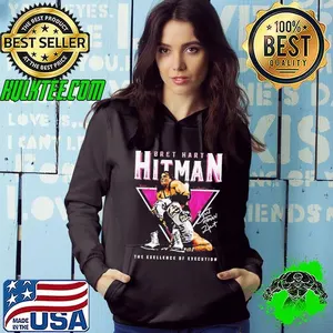 Bret Hart Hitman sharpshooter triangle the exllence of execution signature shirt
