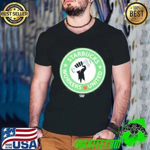 Defiant L’s Starbucks Workers United Union shirt