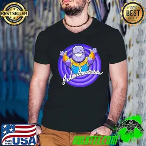 I am Inevitable Thanos cartoon character shirt