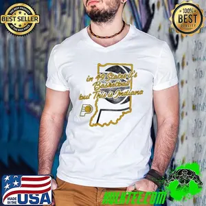 Indiana Pacers in 49 States it’s basketball map shirt