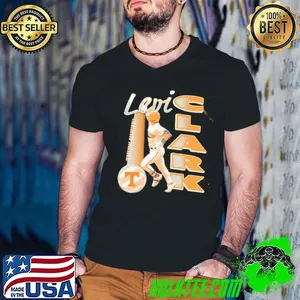 Levi Clark Tennessee Volunteers Cartoon shirt