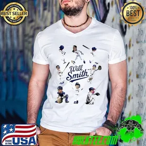 Los Angeles Dodgers Will Smith BobbleHead shirt