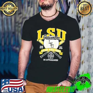 Lsu Geauxmaha 2025 College World Series 20 Appearances shirt