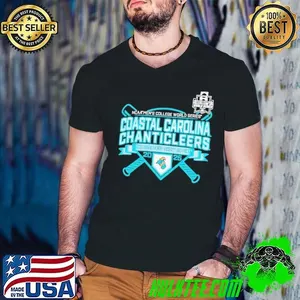 NCAA men’s college world series Coastal Carolina Chanticleers the greatest show on dirt 2025 logo shirt