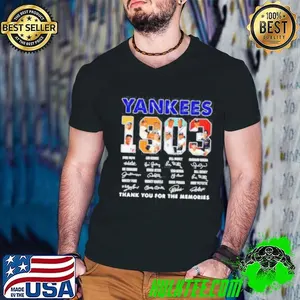 New York Yankees 1903 Signature Thank You For The Memories shirt