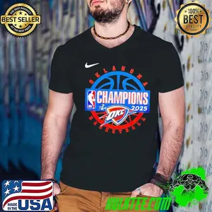 Oklahoma City Thunder Men’s Basketball 2025 NBA Finals Champions shirt